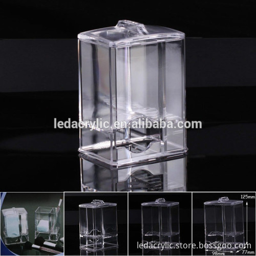 Acrylic beauty Clear case makeup Display Cotton Box